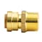 Quickfitting 1/2in Push-to-Connect x 3/4in MNPT Brass Male Straight Reducing Adapter Fitting LF842MR - alternate 3